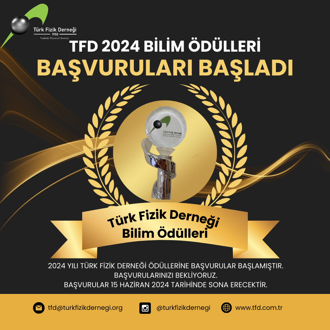 TFD 2024 BİLİM ÖDÜLLERİ